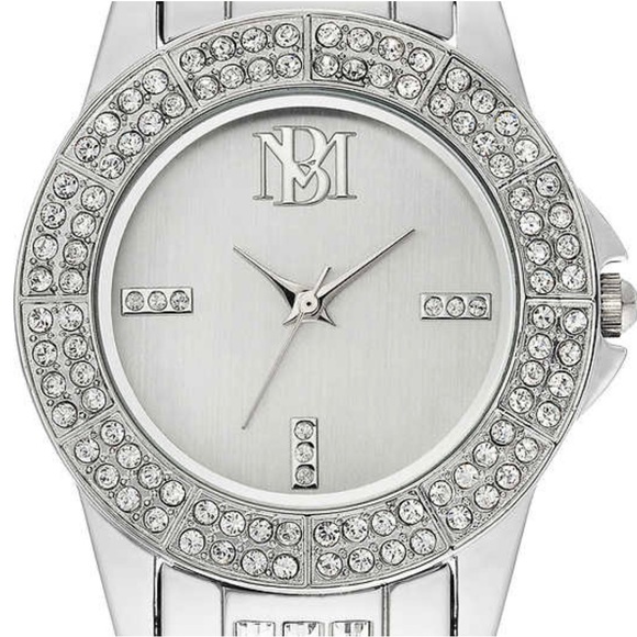 Badgley Mischka Swarovski Crystal Ladies Watch - Picture 3 of 5